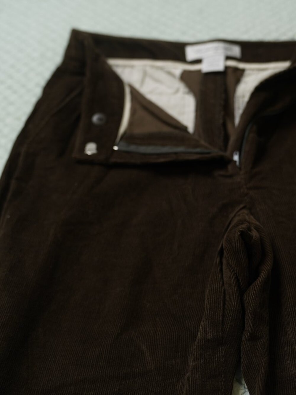 Brooks Brothers Women Brown Corduroy Pants Size 4 EUC